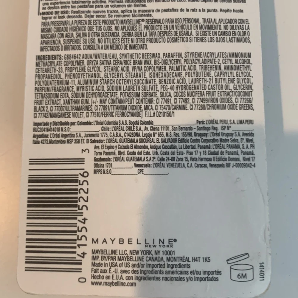 Maybelline total temptation